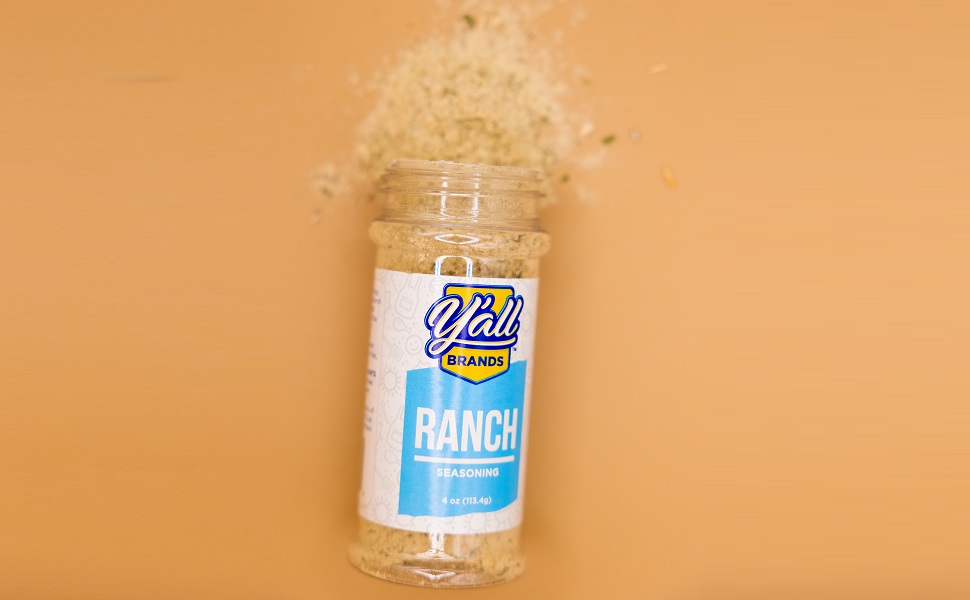 Y'all Ranch Seasoning, Premium Quality Barbeque Spices and