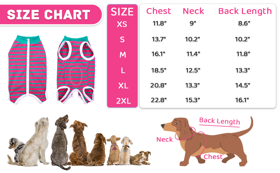 BRKURLEG Dog Recovery Suit After Surgery,Surgical Shirts