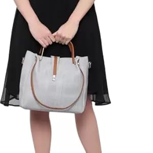 Daniel Clark Beautiful Handbag Set f 2 (Grey)