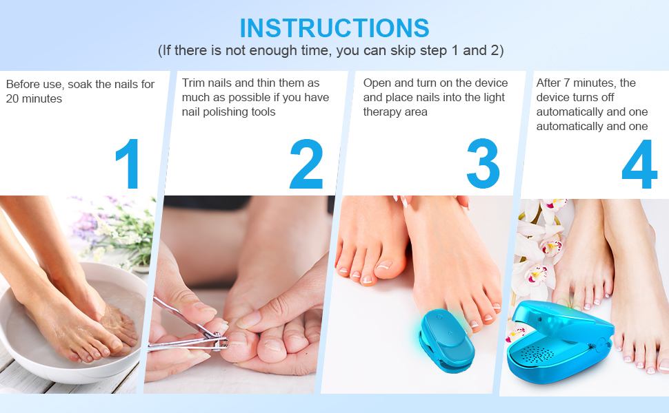 Operation instructions for laser nail treatment equipment