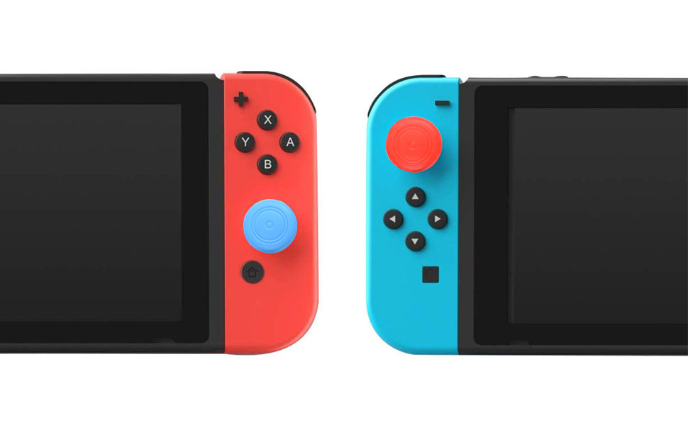 Switch Kickstand Replacement, Switch Stand with 4 Pcs Thumb