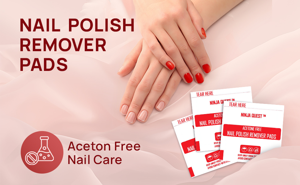 nail polish remover pads