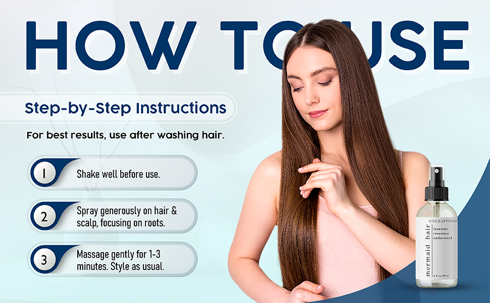 how to use mermaid hair spray