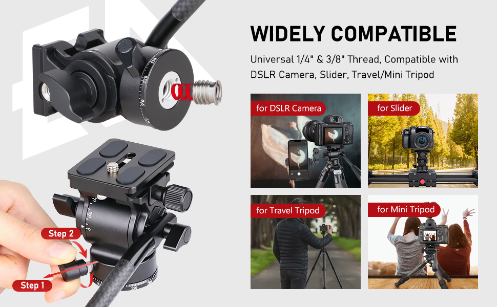 professional fluid tripod head
