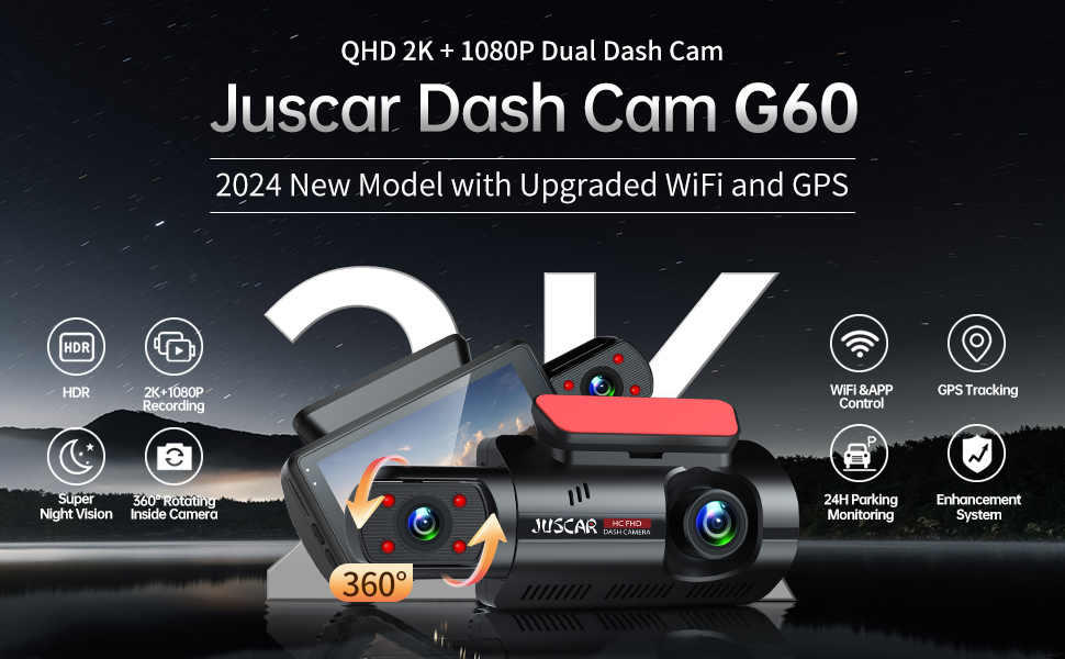 Front and Rear dash cam