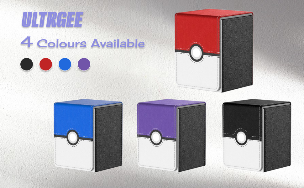 ULTRGEE Deck Box for PTCG Cards, TCG Deck Box Fits 110