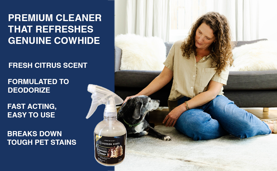 Cowhides Direct Cowhide Carpet Cleaner Spray Rug Cleaner