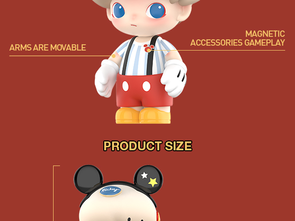 【正規品】MEGA JUST DIMOO 400% Mickey Mouse MEGA JUST DIMOO 400% Mickey Mouse - POP MART (United States)