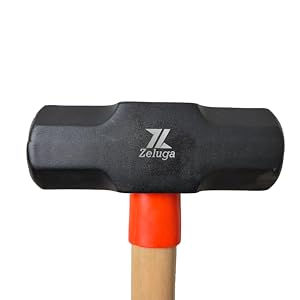 Zeluga 25-492 14 Lbs Sledge Hammer with Hickory Handle
