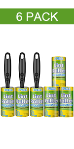 lint rollers 3+3