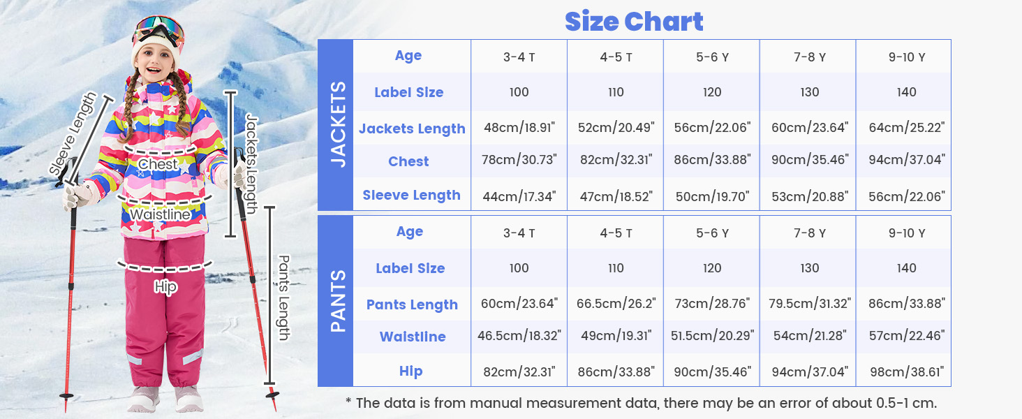 boys girls snowsuit