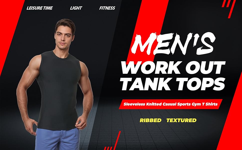 남성용 해변 탱크탑