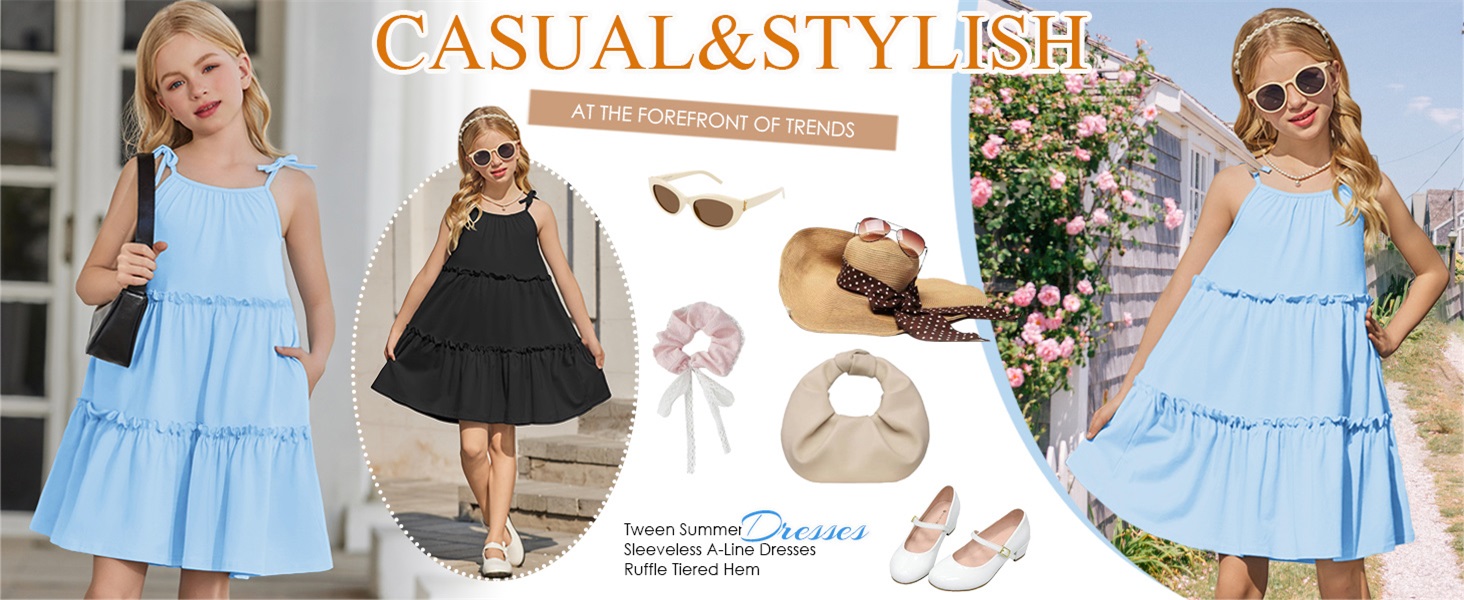 Tween A-Line Sundress
