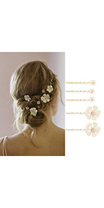 flower hair clip