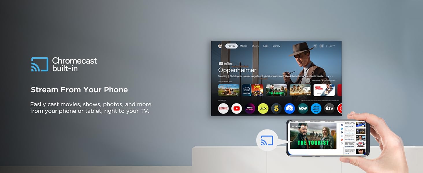 Chromecast built-in