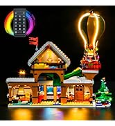 BRICKSHINING LED Lighting Compatible with Lego Santa's Post Office 10339, Light Kit Compatible wi...