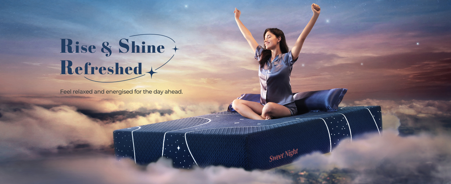 Sweetnight King Mattress, 12 Inch Hybrid King Size Mattress