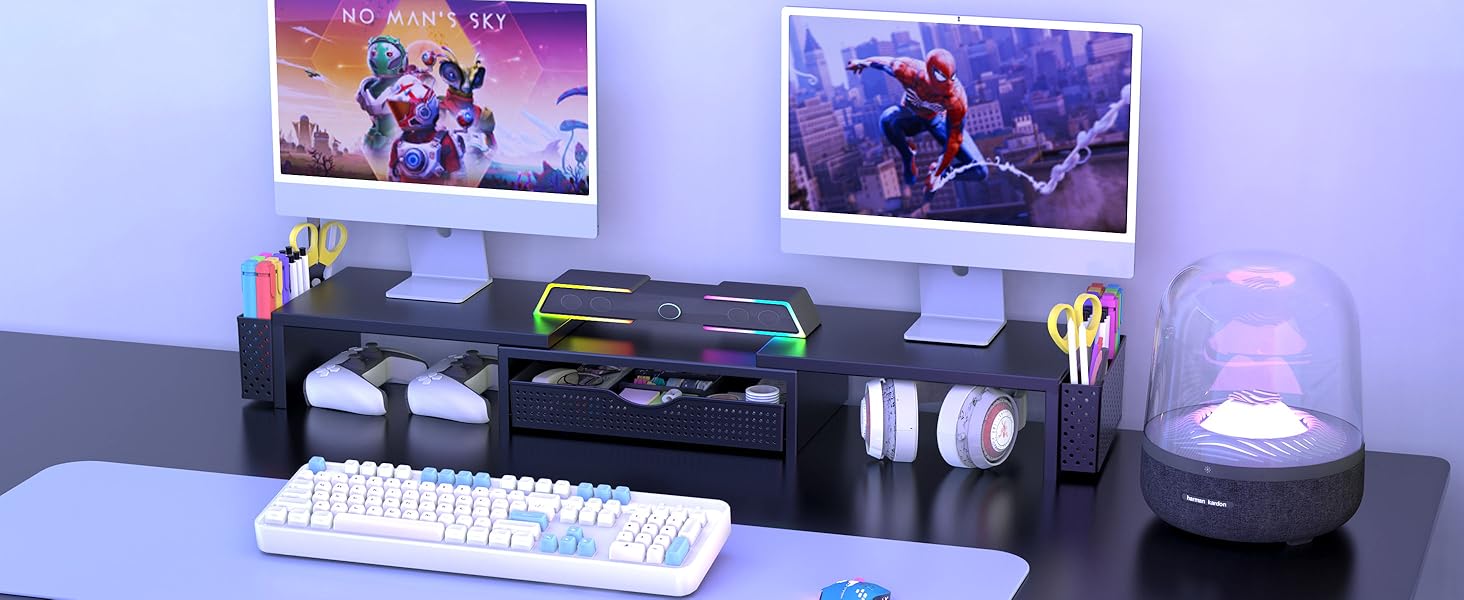dual monitor stand