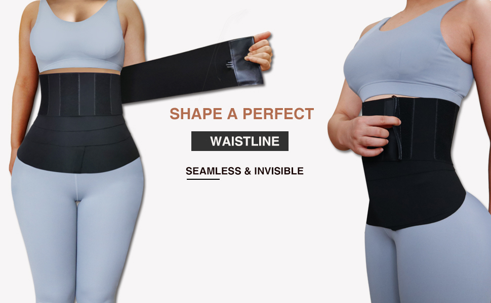 PETUCACO Snatch Me Up Bandage Wrap Plus Size Waist Trainer