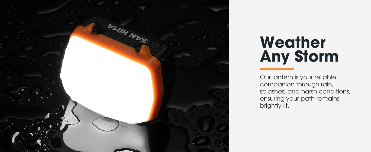 led lantern camping lantern portable camping tent light rechargeable waterproof emergency light