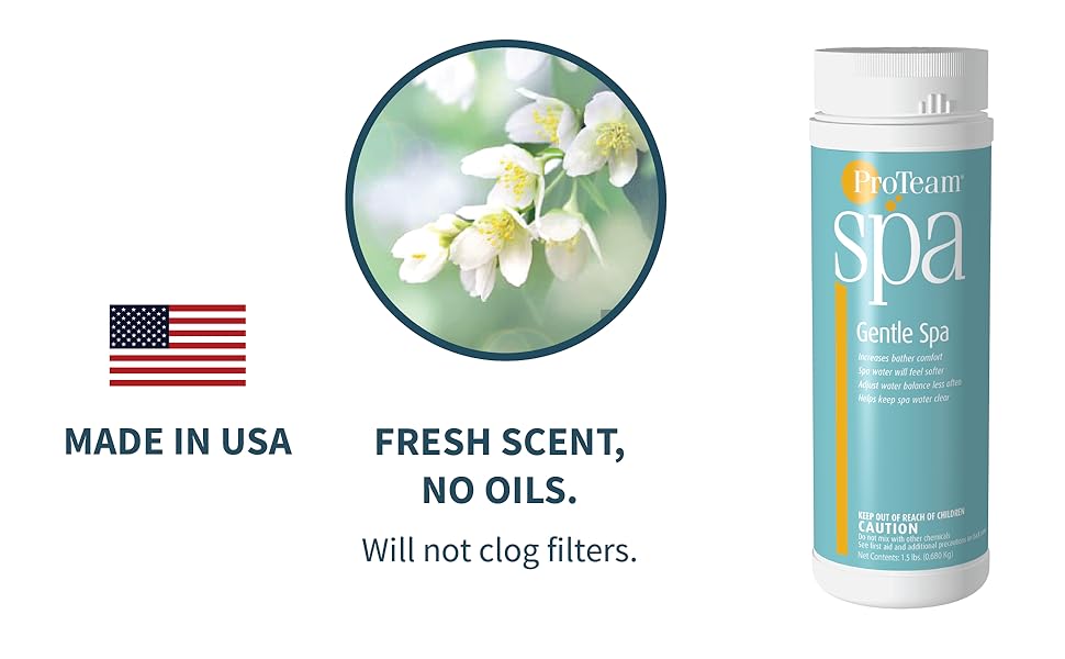 Proteam Spa Gentle Spa Hot Tub Water Softener & Hot Tub