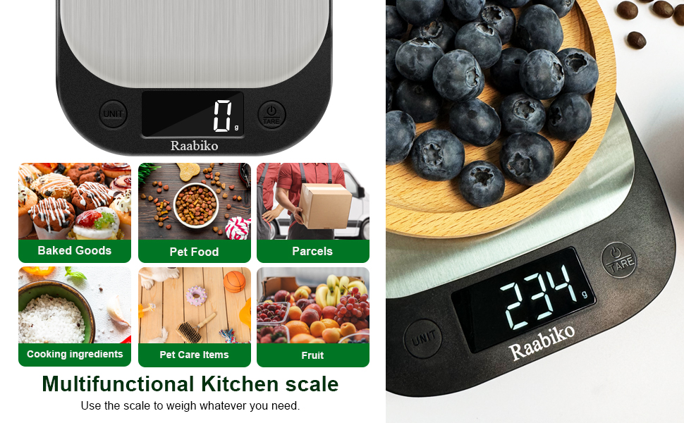 digital kitchen weight scale.