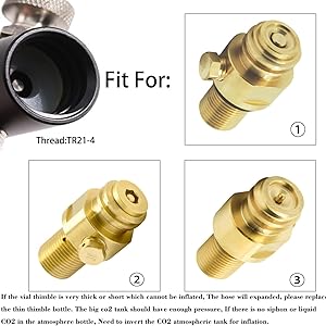 Refill blue Co2 Tank Bottle