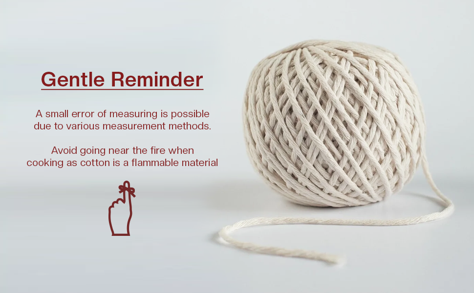 Butchers Twine Cotton Twine, Kitchen Twine Cooking Twine