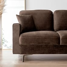 Allyアリーソファソファー2人掛け二人掛けローソファ ブラウン 135011 Amazon｜家具350 Ally アリー ソファ ソファー 2人掛け 二人掛け