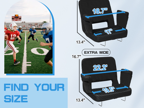 bigskygo76　1207 Amazon.com: TOPSKY Stadium Seat with Back Support, Extra