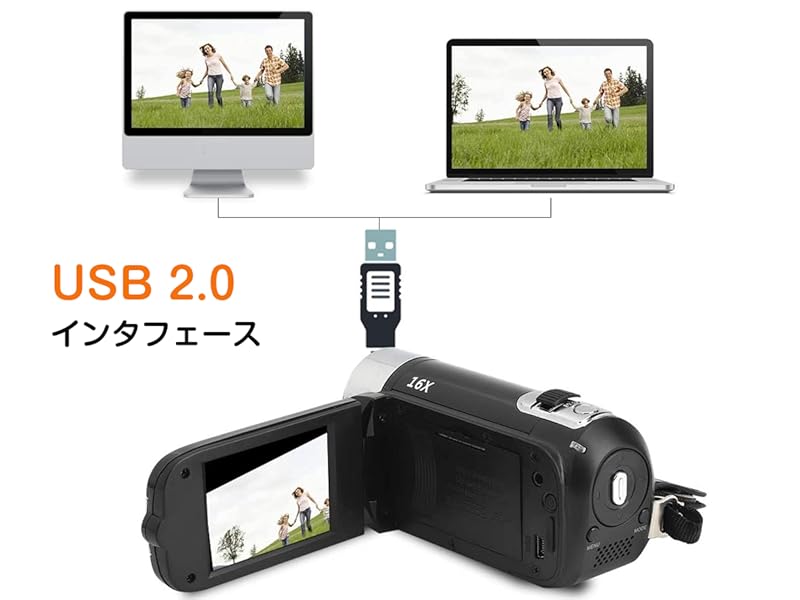 コンパクトビデオカメラ ブラック USB充電 Amazon | コダック Kodak PlaySport (Zx5) HD Waterproof Pocket