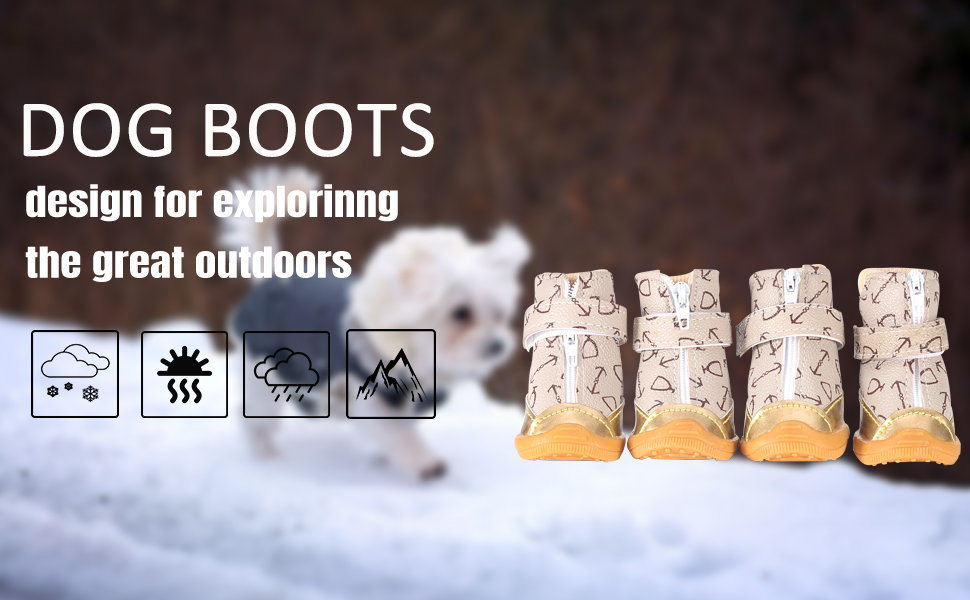 Dog Shoes for Small Dogs Boots for Hot Pavement Winter