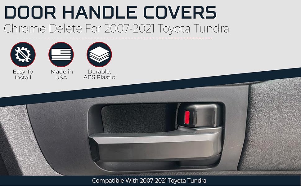 AJT DESIGN Car Door Handle Cover For Toyota Tundra (2007