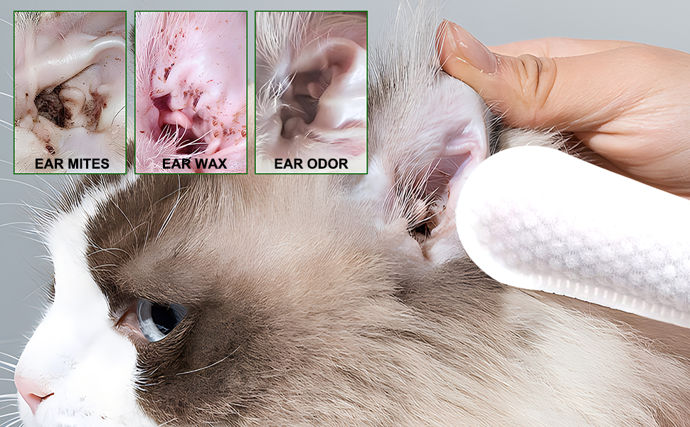 ear finger wipes for dogs