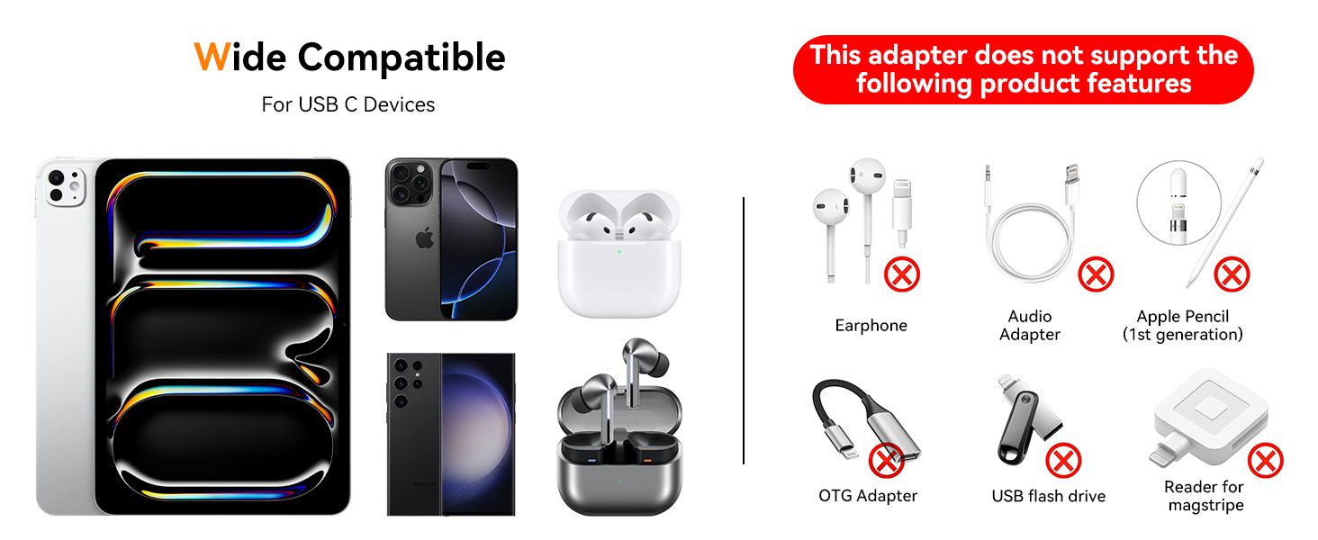 Lightning to USB C Adapter