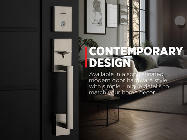  Kwikset;san clemente;handleset;door lock;modern door hardware;signature series;halifax