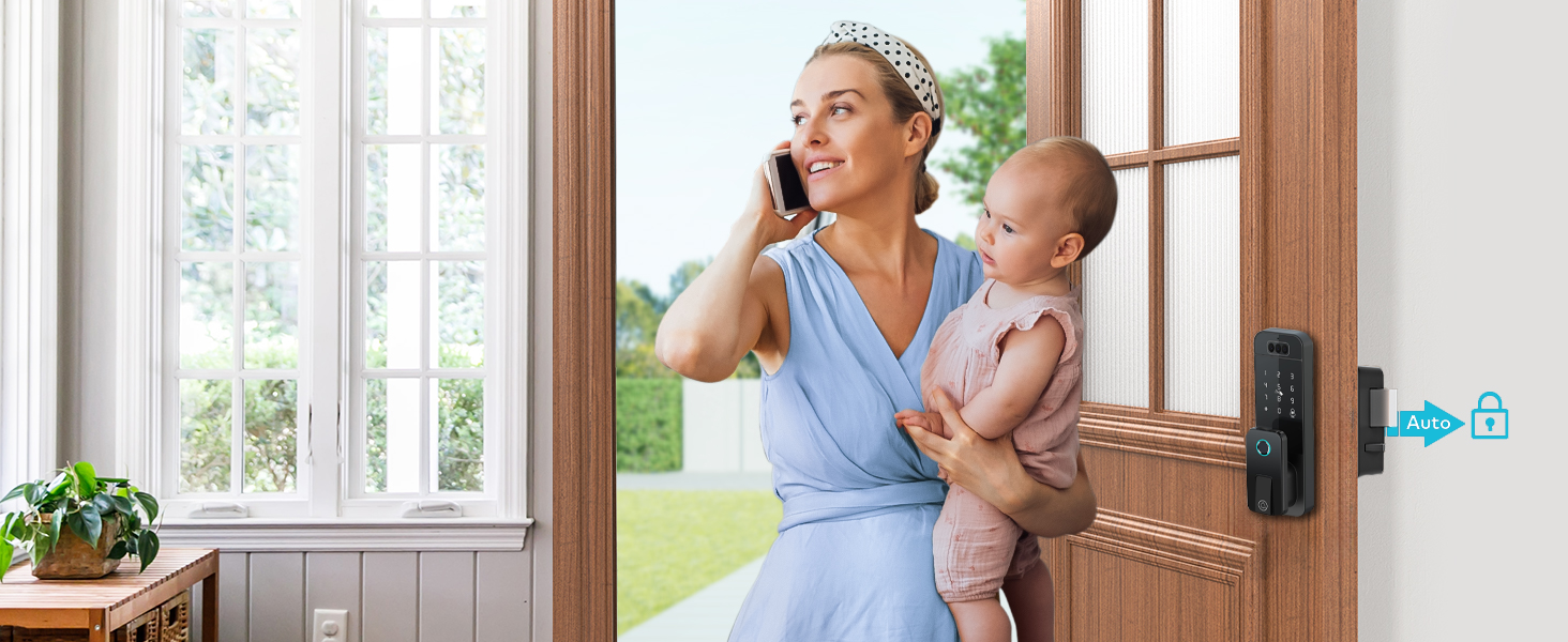 Automatic Door Lock, Smart Gate Door Lock, Aurto-lock,  Smart Home, Home Security, User Access