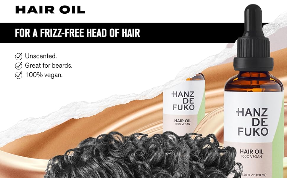 Vegan Hair and Beard Oil