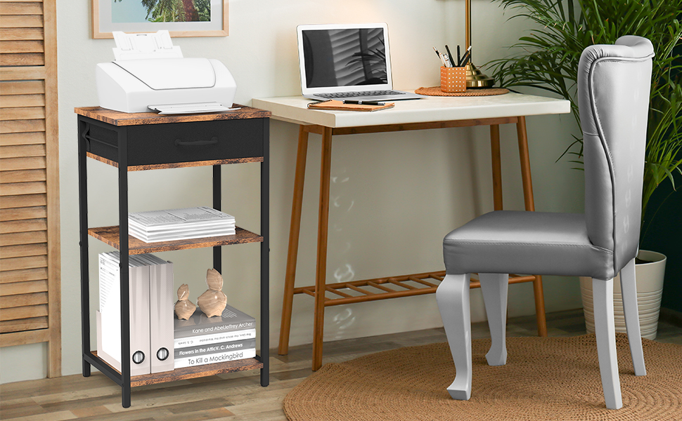 printer table shelf