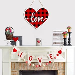 Valentines Day Door Sign Decor