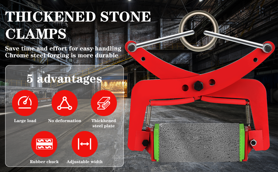 Granite Slab Lifting Clamp 716lbs Stone Lifting Clamps