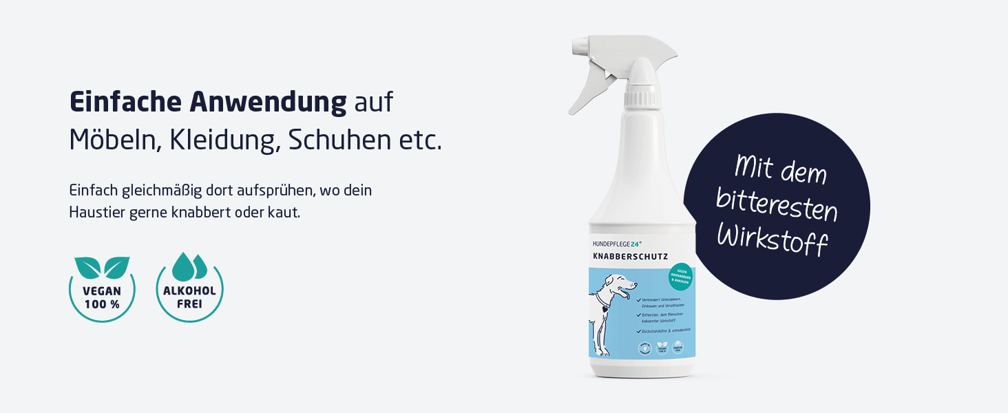 Hunde Knabberschutz Spray