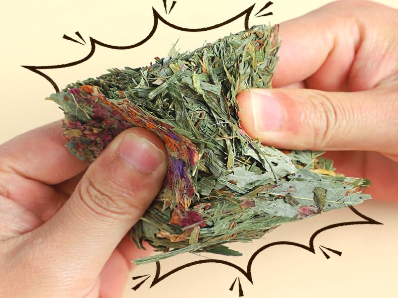 guinea pig toys for teeth are pressed into pieces by hot air baking, with a crispy texture and rich 