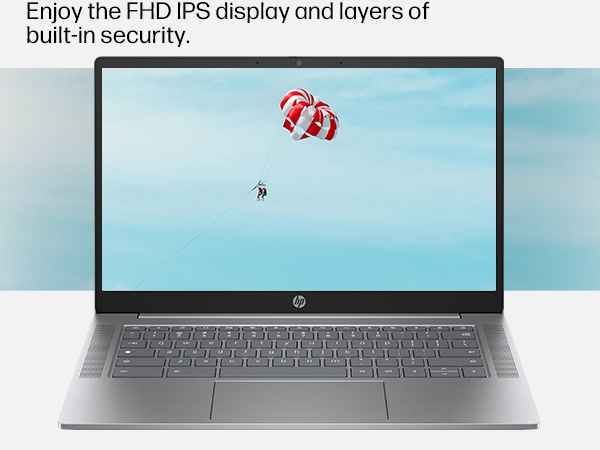 HP Chromebook 14 inch, Intel® Processor N100, 4GB RAM, 128GB