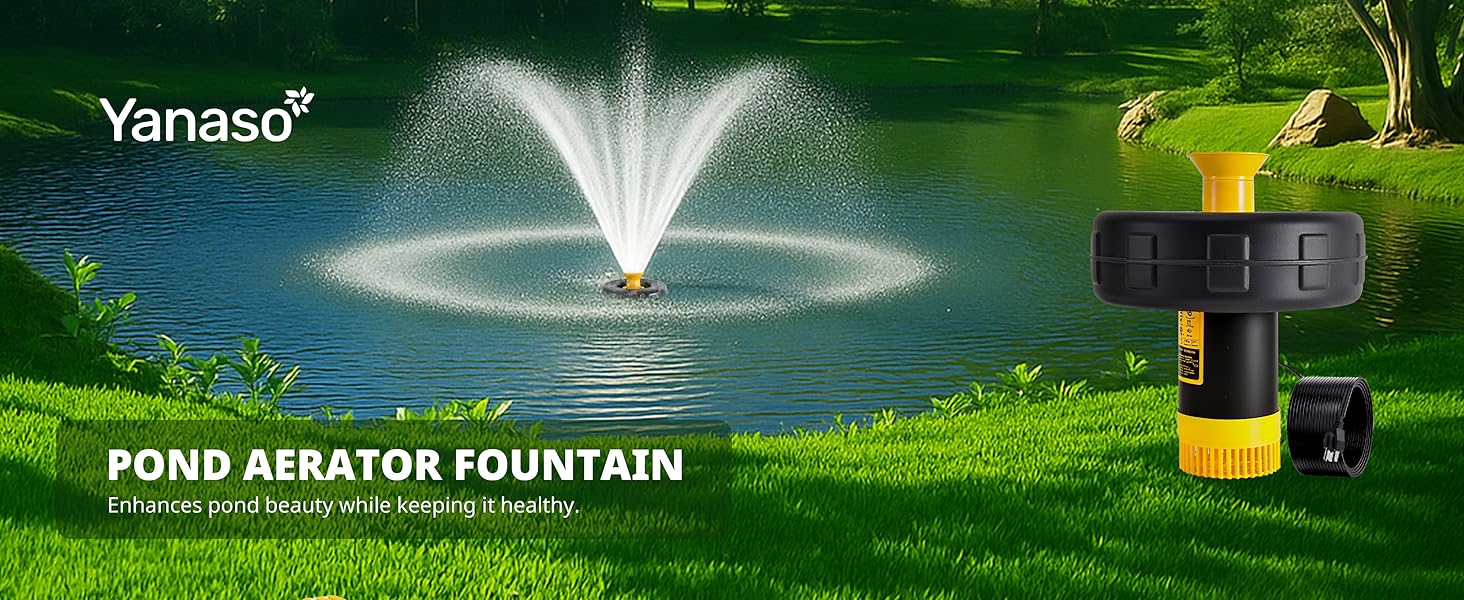 pond aerator fountain