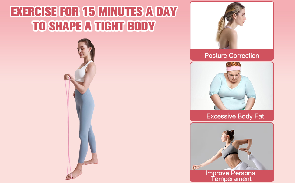 resistance band figure 8 with handles
