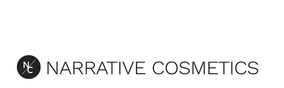 Narrative Cosmetics logo, professional SFX, cosplay, costume, film, stage cosmetics, makeup