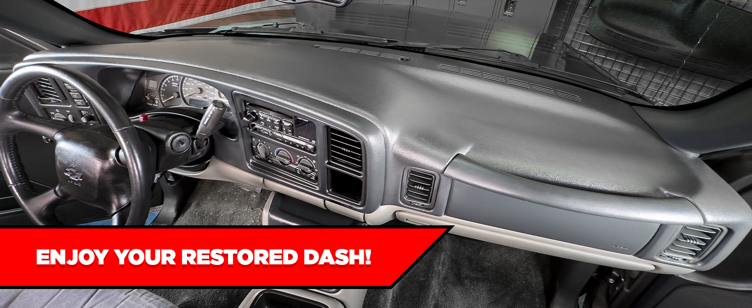DashSkin USA Glueon Molded Dash Cover Compatible with 00