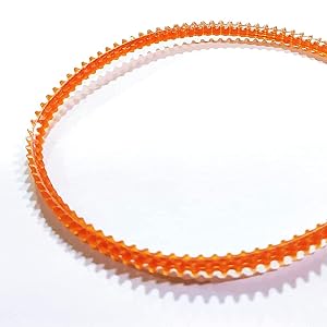 Close-up of nylon motor belts, showcasing durability & suitability for home sewing machines.
