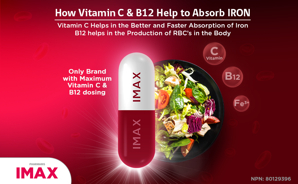 IMAX Vitamin C & B12